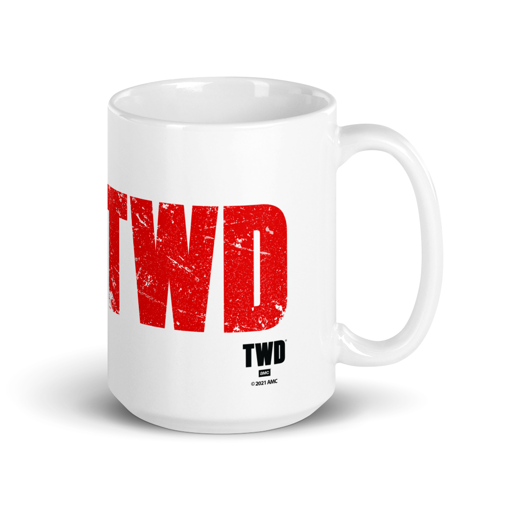 The Walking Dead I Heart TWD White Mug