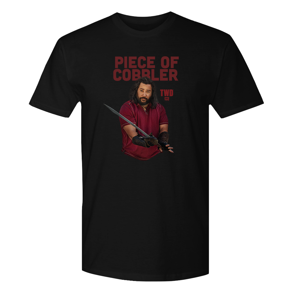 The Walking Dead Jerry Piece of Cobbler Adult Short Sleeve T-Shirt-2