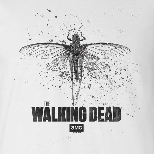The Walking Dead Locust Adult V-Neck T-Shirt-1