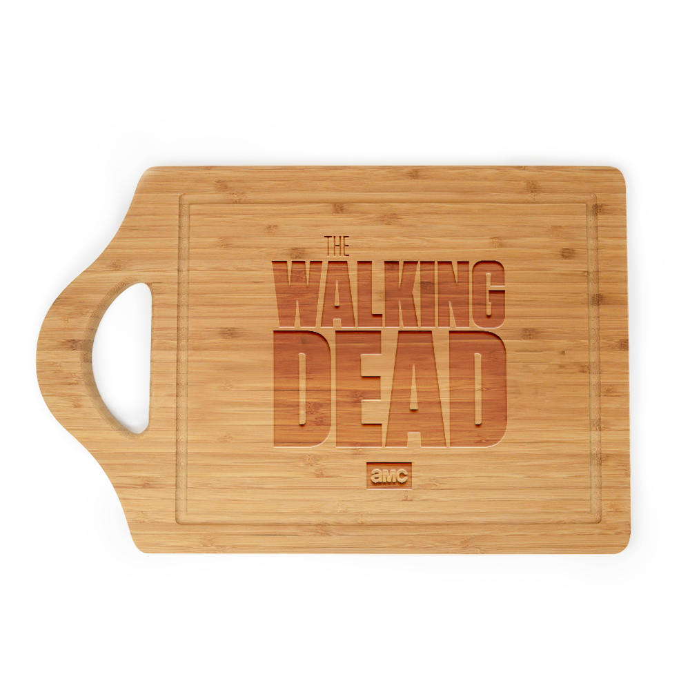 The Walking Dead Logo Laser Engraved Cutting Board-0