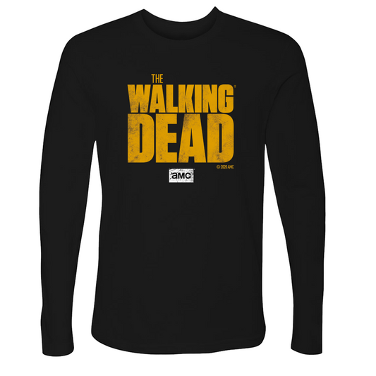 The Walking Dead Logo Adult Long Sleeve T-Shirt-2