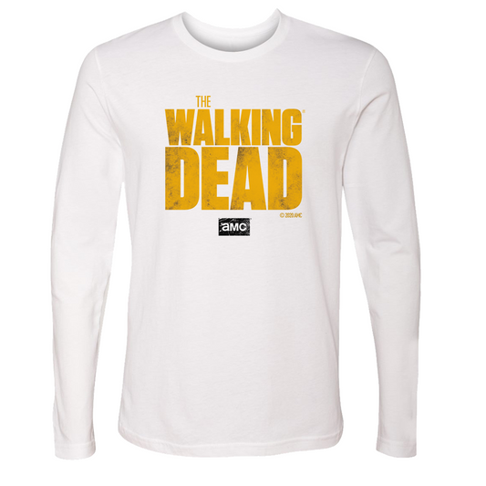 The Walking Dead Logo Adult Long Sleeve T-Shirt-0