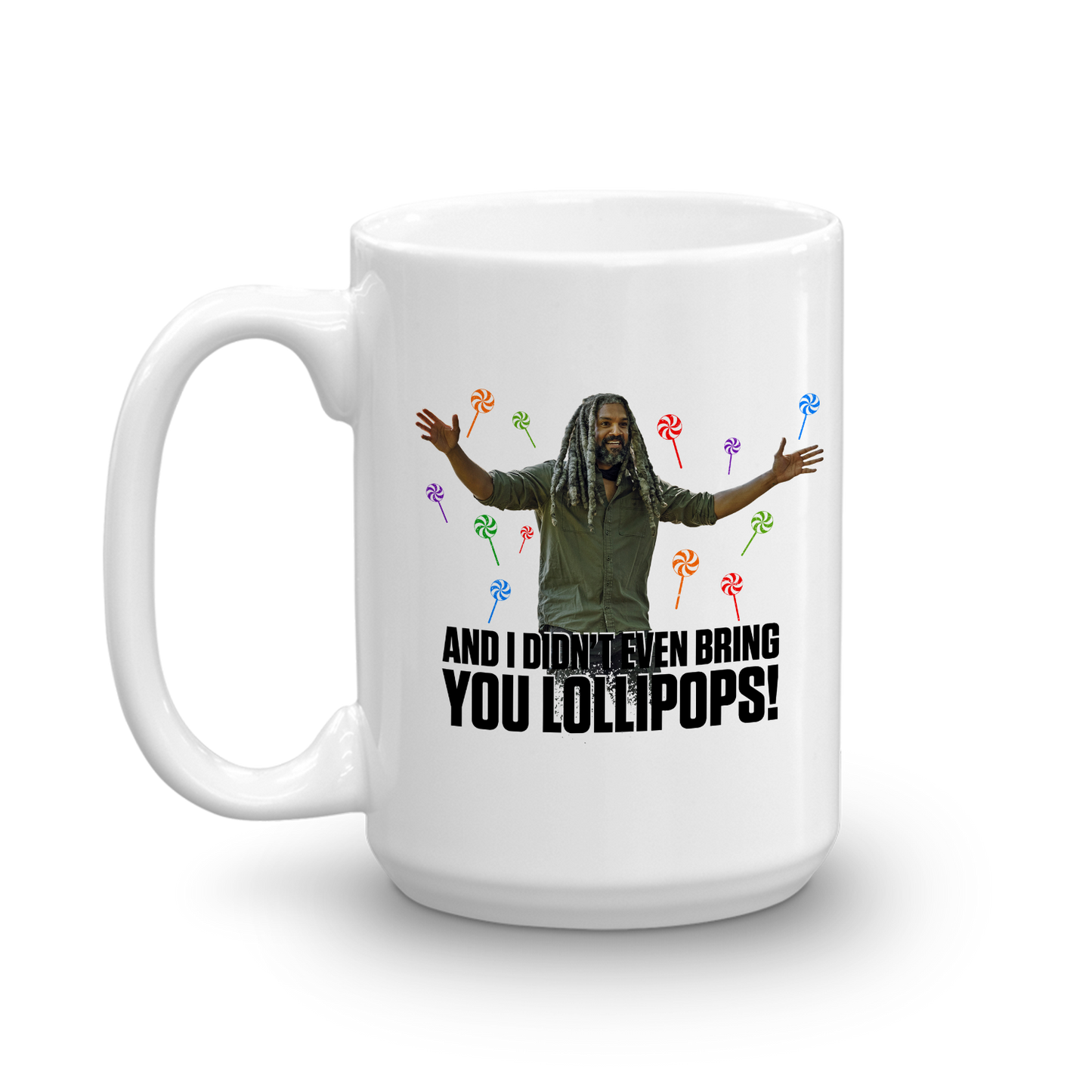 The Walking Dead Ezekiel Lollipops White Mug