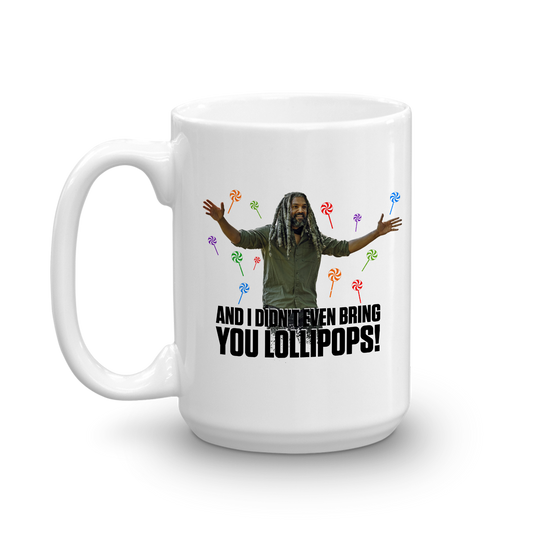 The Walking Dead Ezekiel Lollipops White Mug-2