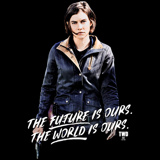 The Walking Dead Maggie The World Is Ours Fleece Crewneck Sweatshirt-1