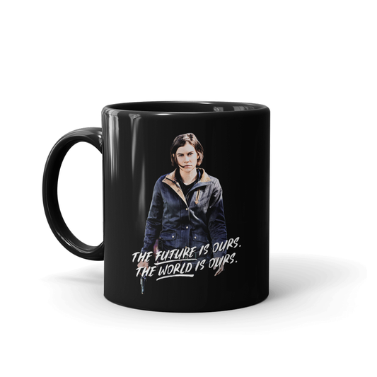 The Walking Dead Maggie The World Is Ours Black Mug-0