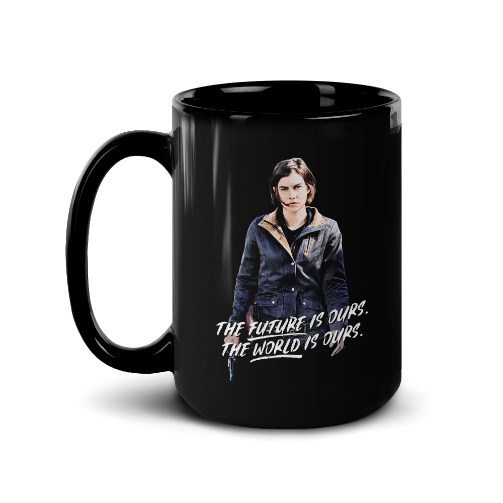 The Walking Dead Maggie The World Is Ours Black Mug-2