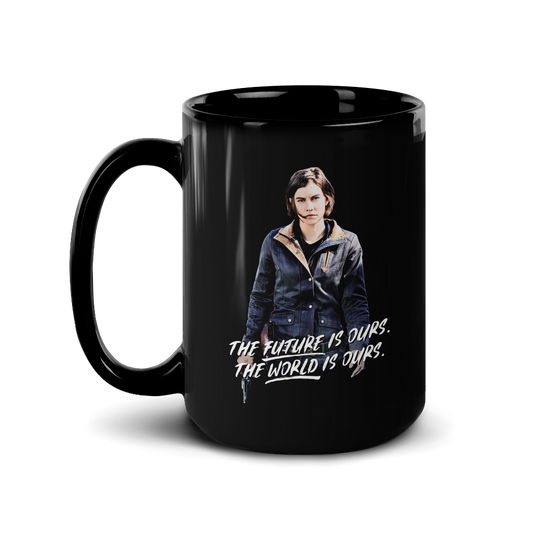 The Walking Dead Maggie The World Is Ours Black Mug-2