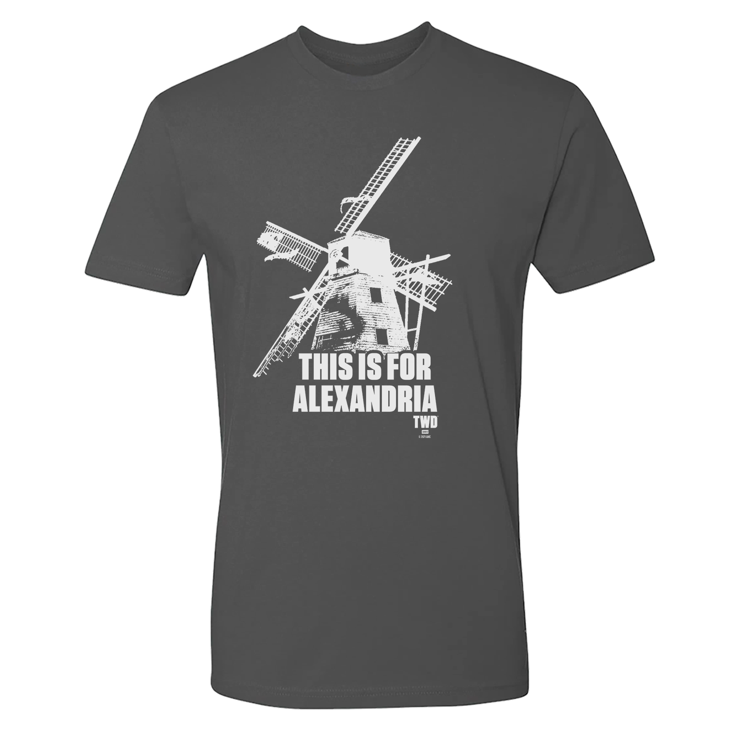 The Walking Dead This Is For Alexandria Adult Short Sleeve T-Shirt-0