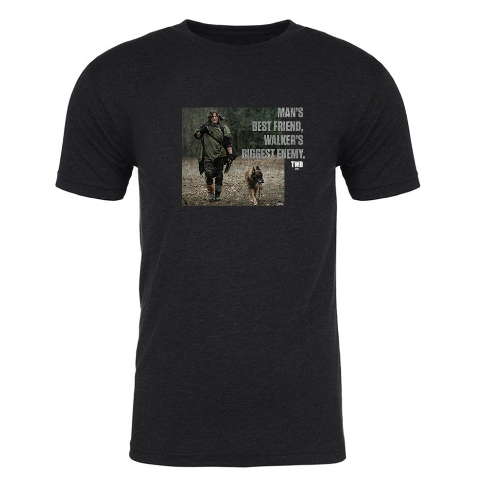 The Walking Dead Man's Best Friend Men's Tri-Blend T-Shirt