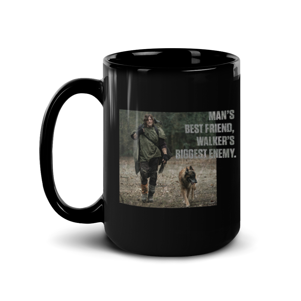 The Walking Dead Man's Best Friend Black Mug