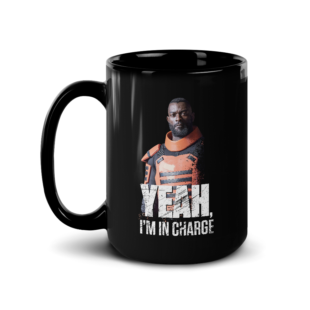 The Walking Dead Mercer In Charge Quote Black Mug-2