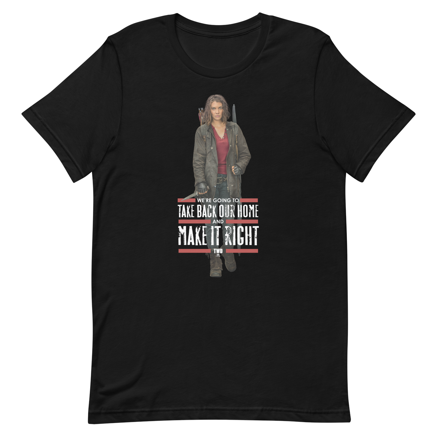 The Walking Dead Maggie Make It Right Adult Short Sleeve T-Shirt