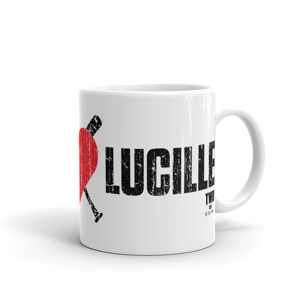 The Walking Dead Negan Heart Lucille White Mug