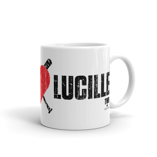 The Walking Dead Negan Heart Lucille White Mug-2