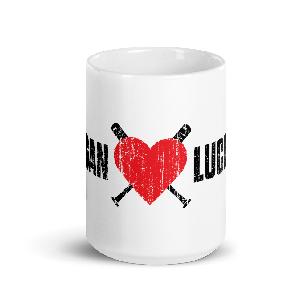 The Walking Dead Negan Heart Lucille White Mug