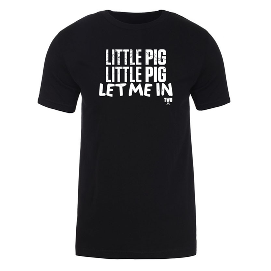 The Walking Dead Negan Little Pig Adult Short Sleeve T-Shirt-0