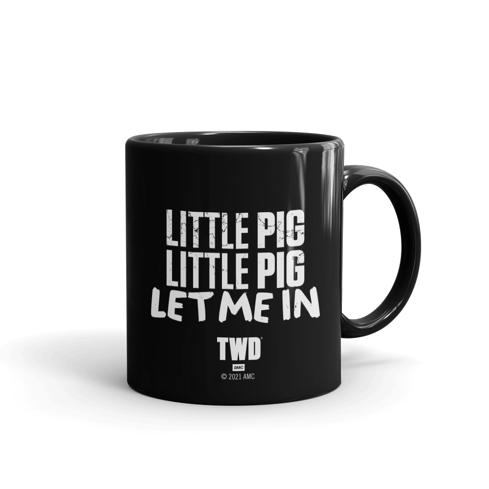 The Walking Dead Negan Little Pig Black Mug-3