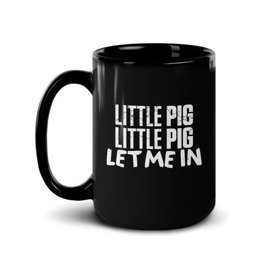 The Walking Dead Negan Little Pig Black Mug-0