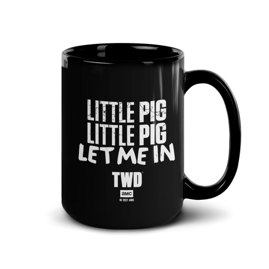 The Walking Dead Negan Little Pig Black Mug-1