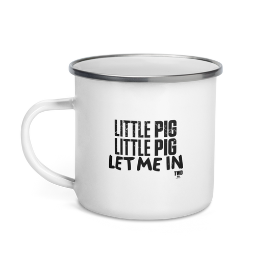 The Walking Dead Negan Little Pig Enamel Mug-0