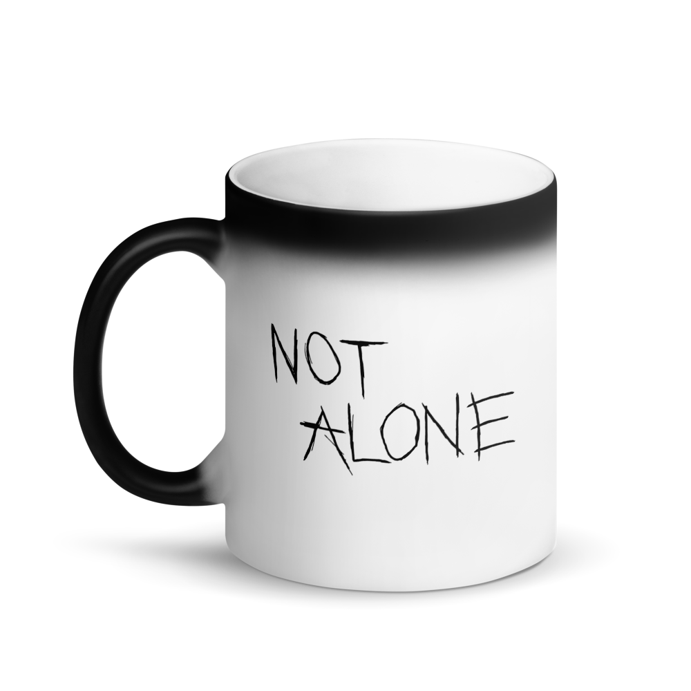 The Walking Dead Not Alone Black Color Changing Mug