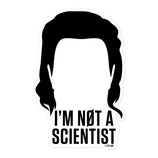 The Walking Dead I'm Not A Scientist Die Cut Sticker-0