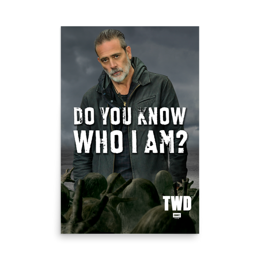 The Walking Dead Do You Know Quote Premium Satin Poster-0