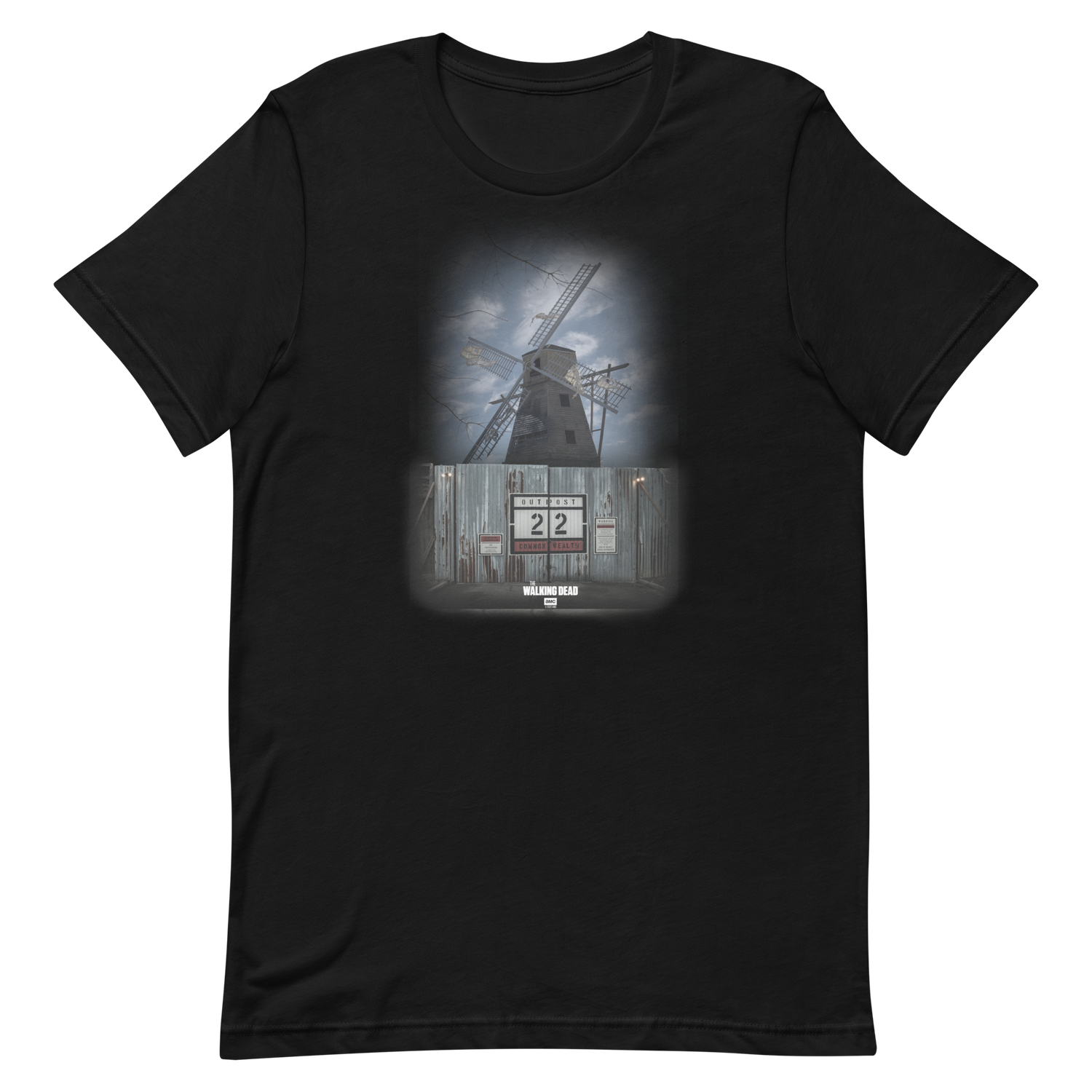 The Walking Dead Outpost 22 Adult Short Sleeve T-Shirt