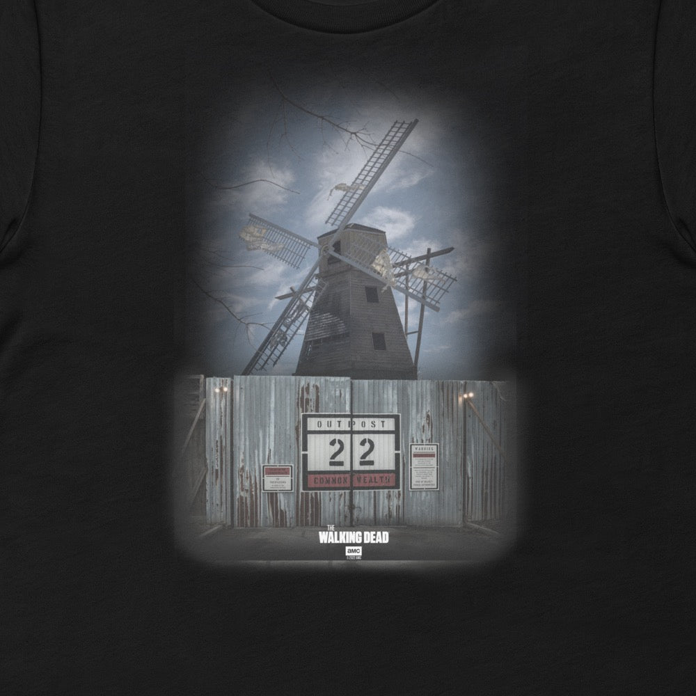 The Walking Dead Outpost 22 Adult Short Sleeve T-Shirt-1