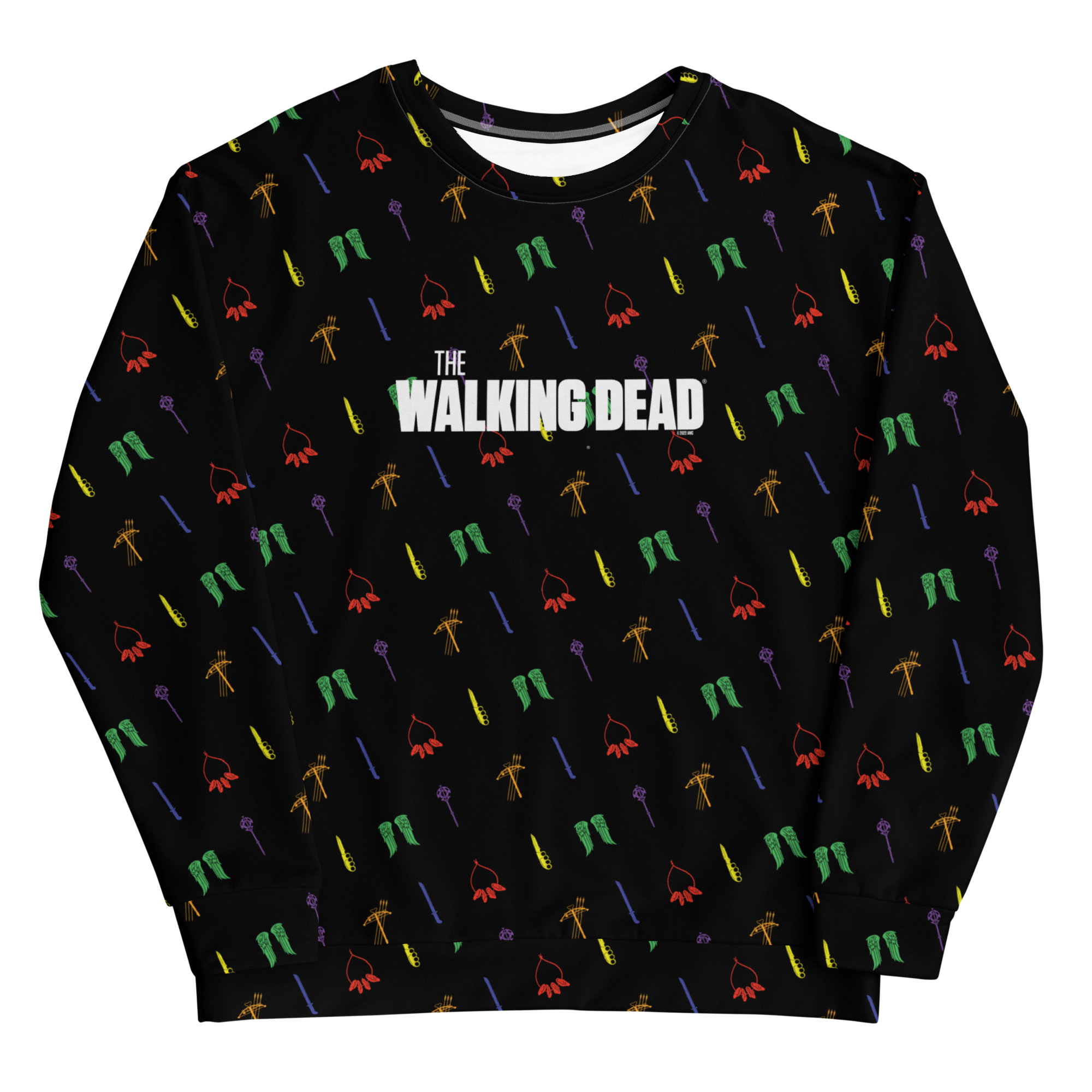 The Walking Dead Pride Icons Unisex Crew Neck Sweatshirt-0