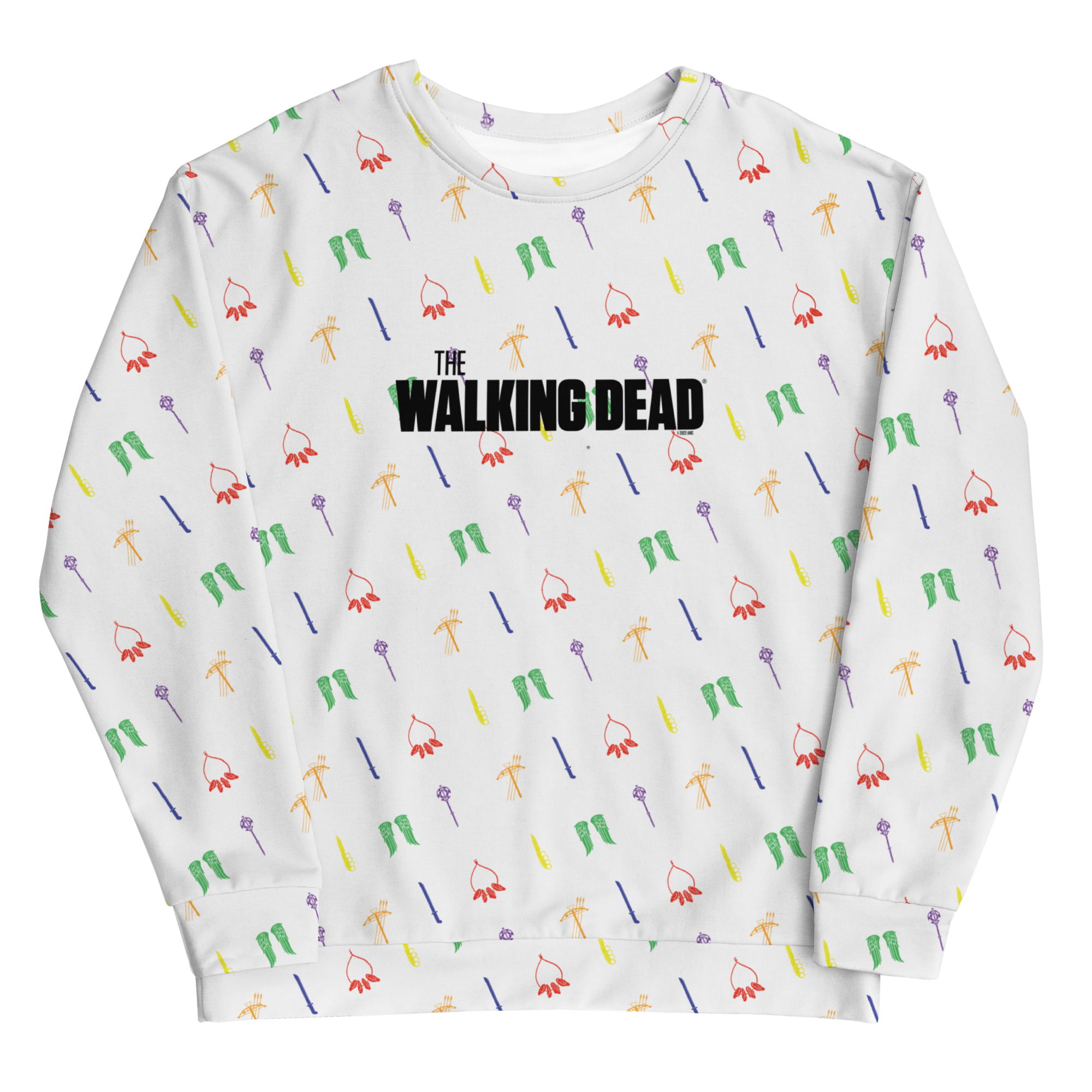 The Walking Dead Pride Icons Unisex Crew Neck Sweatshirt-4