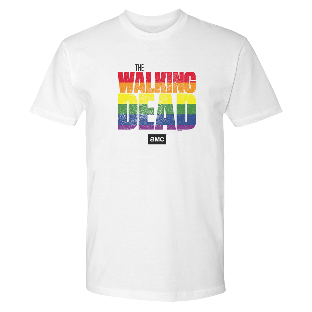 The Walking Dead Pride Logo Adult Short Sleeve T-Shirt-2