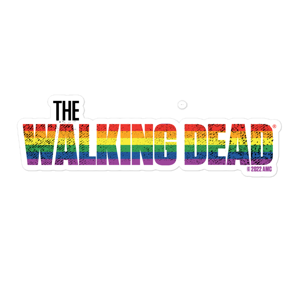The Walking Dead Pride Logo Die Cut Sticker-0