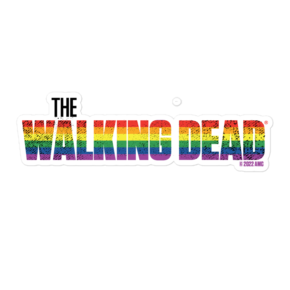 Twd Monogram The Walking Dead Pride Logo Die Cut Sticker