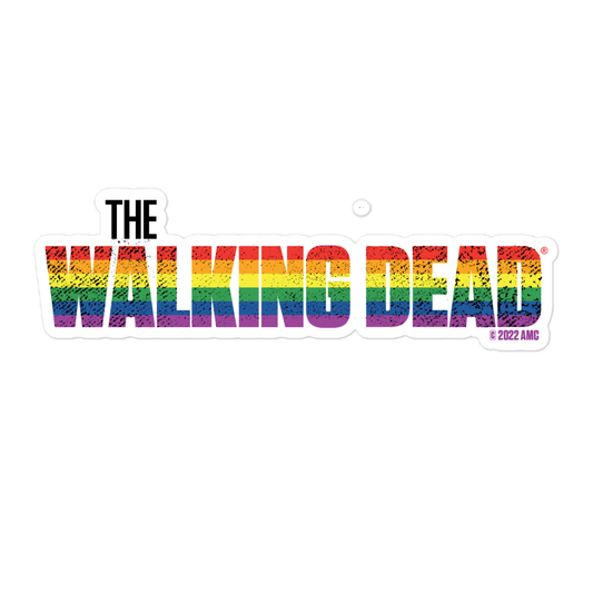 The Walking Dead Pride Logo Die Cut Sticker-0