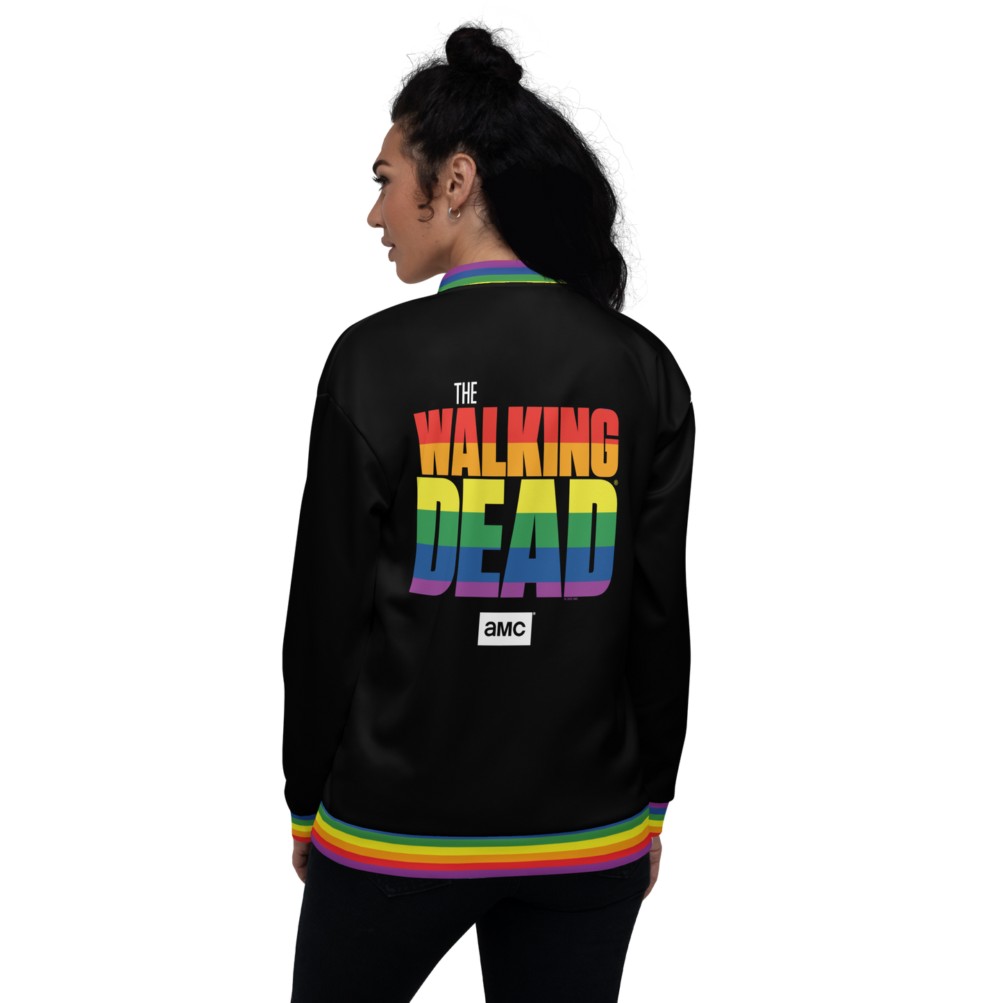 The Walking Dead Pride Logo Unisex Bomber Jacket
