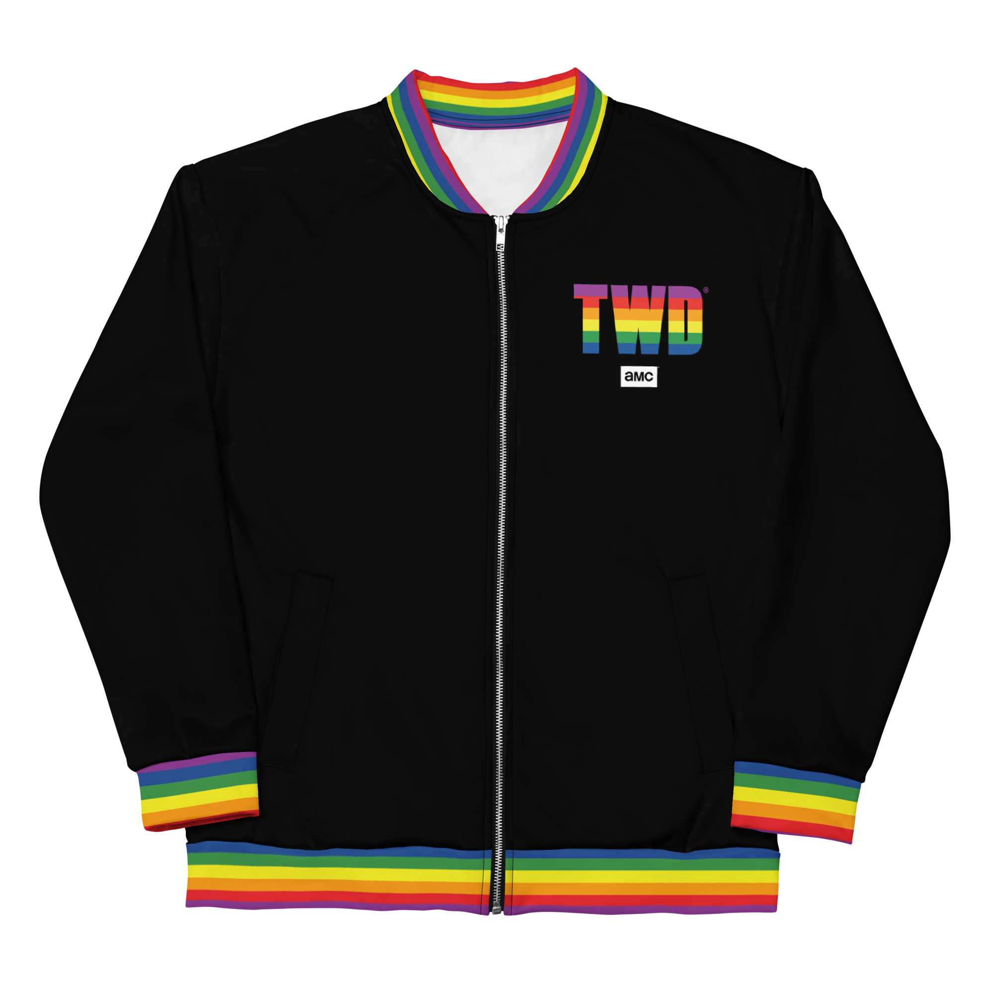 Twd Monogram The Walking Dead Pride Logo Unisex Bomber Jacket