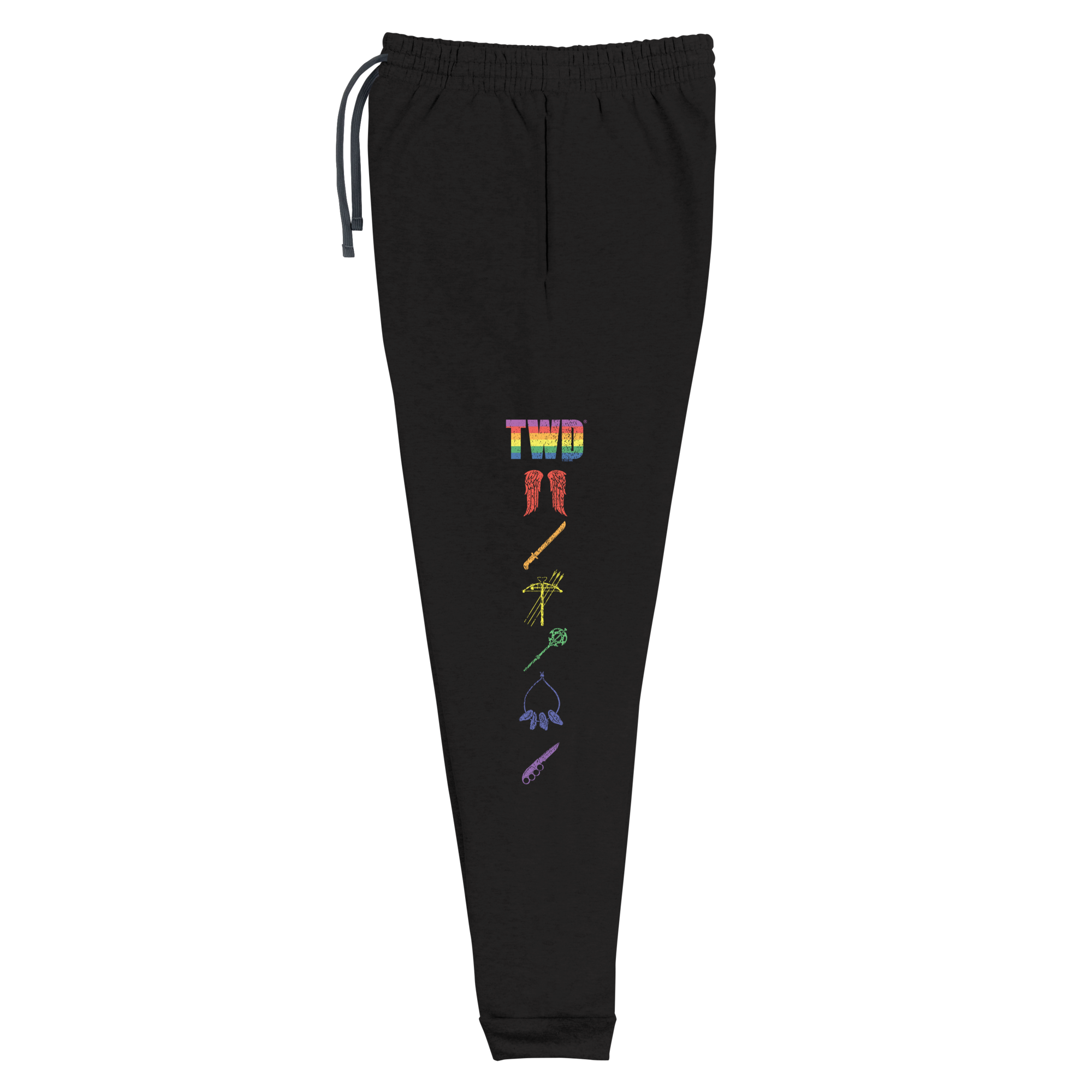 The Walking Dead Pride Icons Stack Adult Fleece Joggers-0