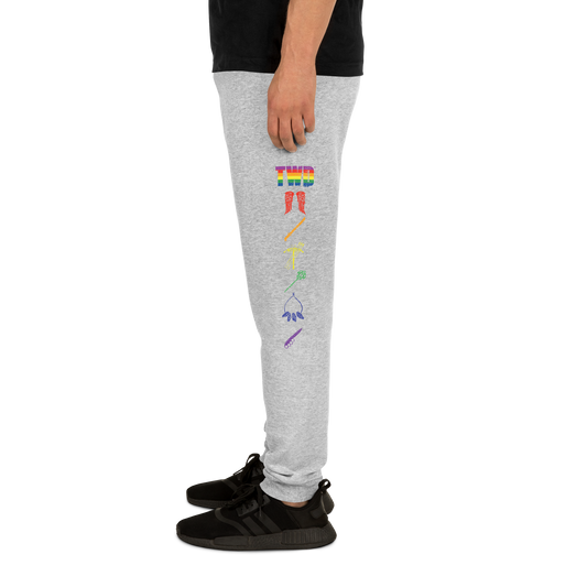 The Walking Dead Pride Icons Stack Adult Fleece Joggers-3