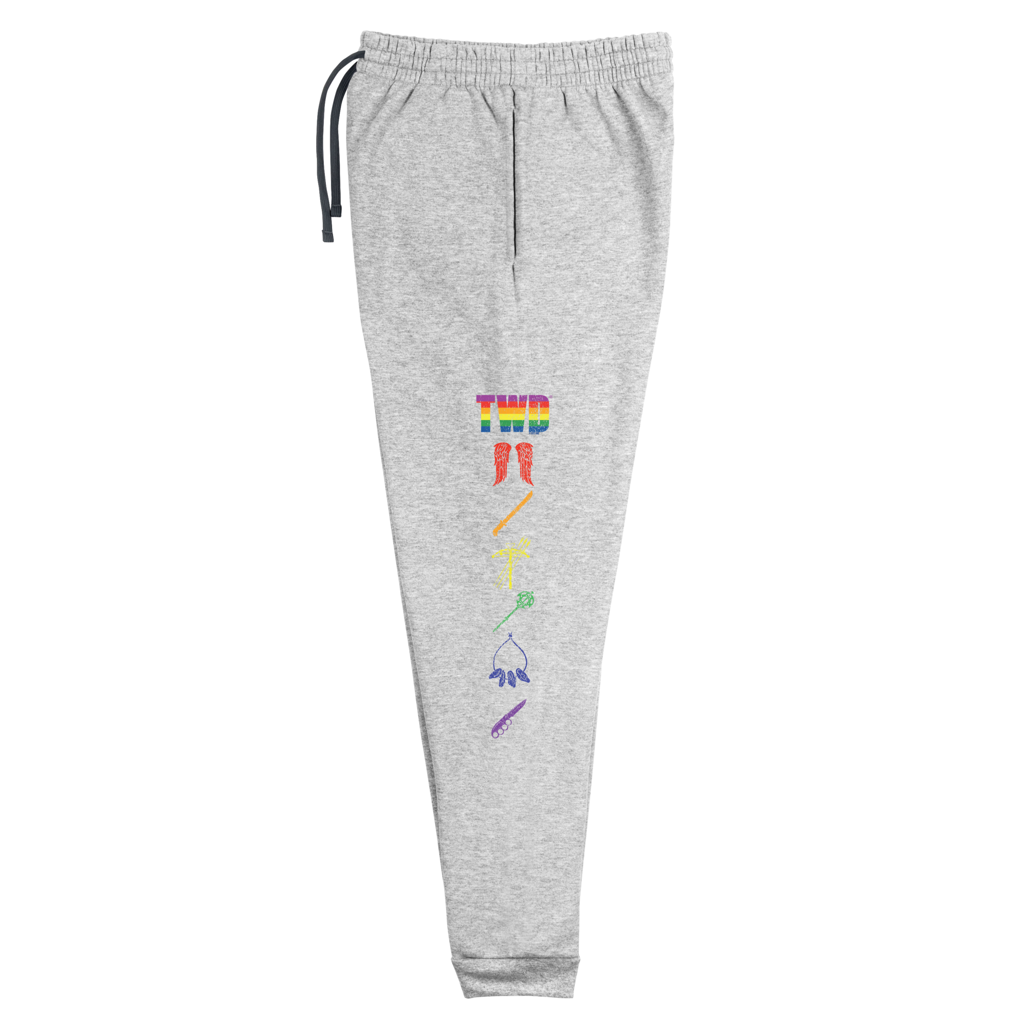 The Walking Dead Pride Icons Stack Adult Fleece Joggers-2