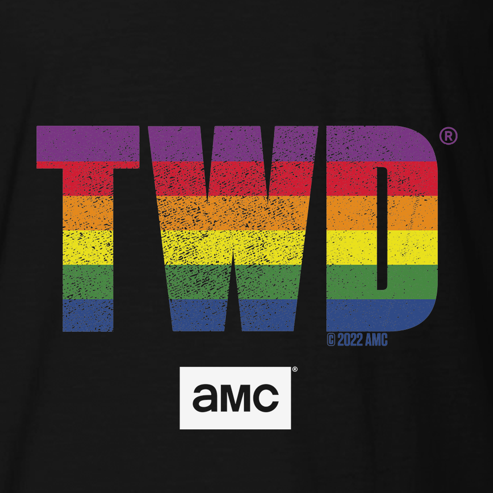 The Walking Dead Pride Repeat Logo Fleece Crewneck Sweatshirt-2