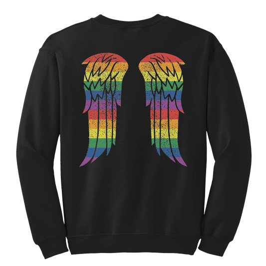 The Walking Dead Pride Wings Fleece Crewneck Sweatshirt-1