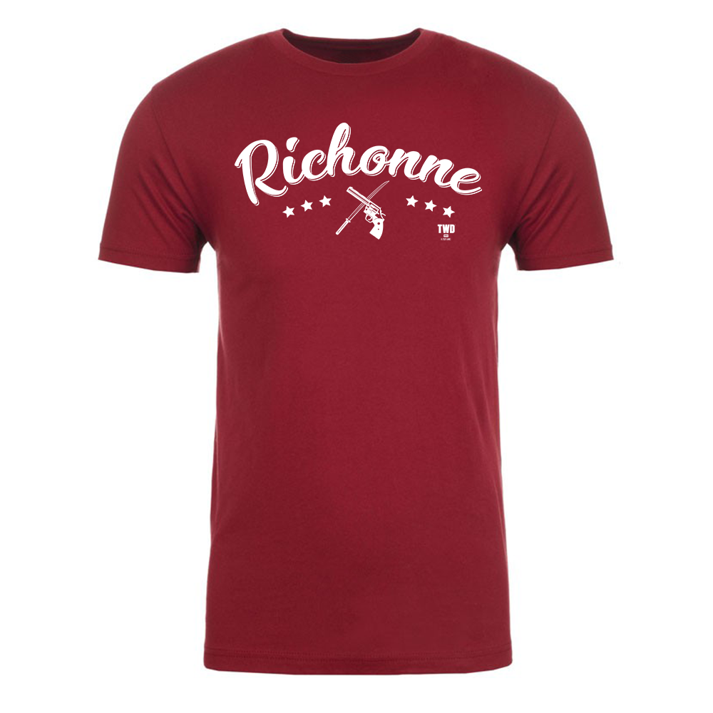 The Walking Dead Richonne Adult Short Sleeve T-Shirt-2