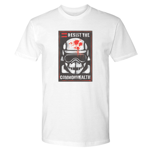 The Walking Dead Resist the Commonwealth Adult Short Sleeve T-Shirt-3