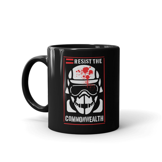The Walking Dead Resist the Commonwealth Black Mug-0