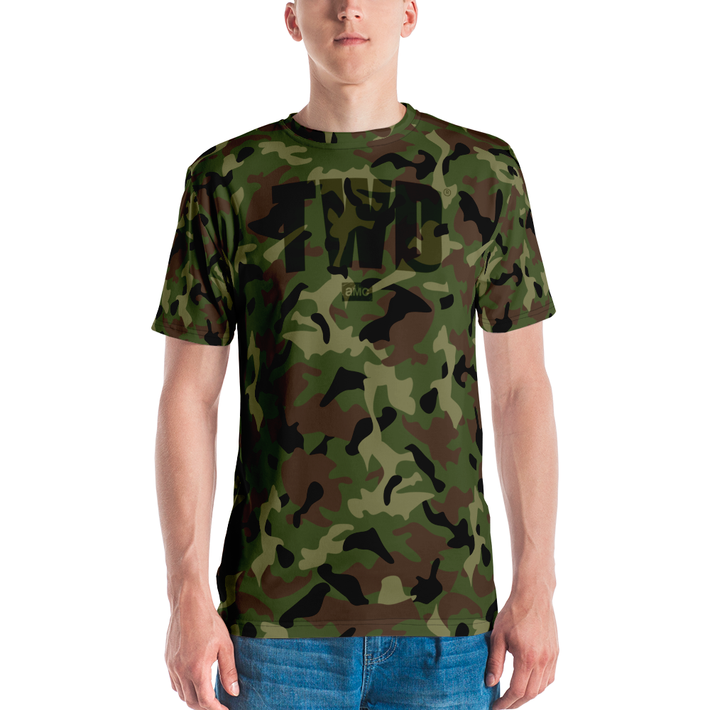 The Walking Dead Camo Logo Unisex Short Sleeve T-Shirt-0