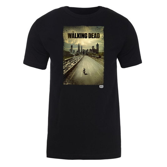 The Walking Dead Season 1 Key Art Adult Short Sleeve T-Shirt-0