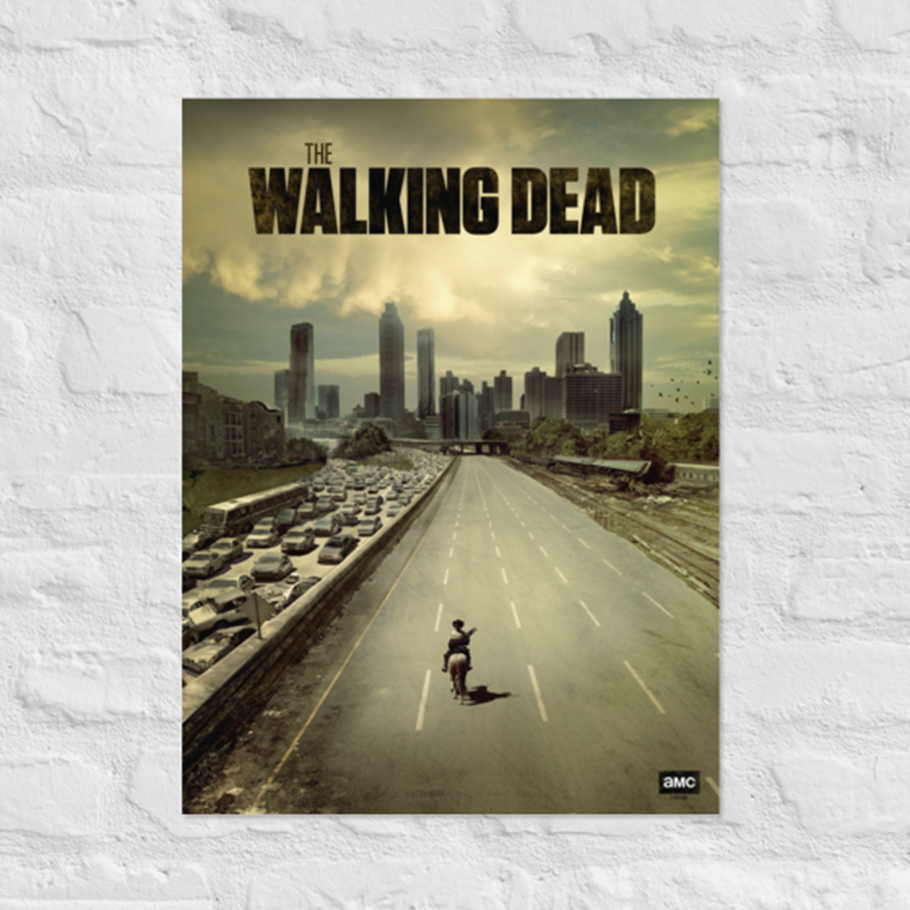 The Walking Dead Season 1 Key Art Premium Satin Poster-1