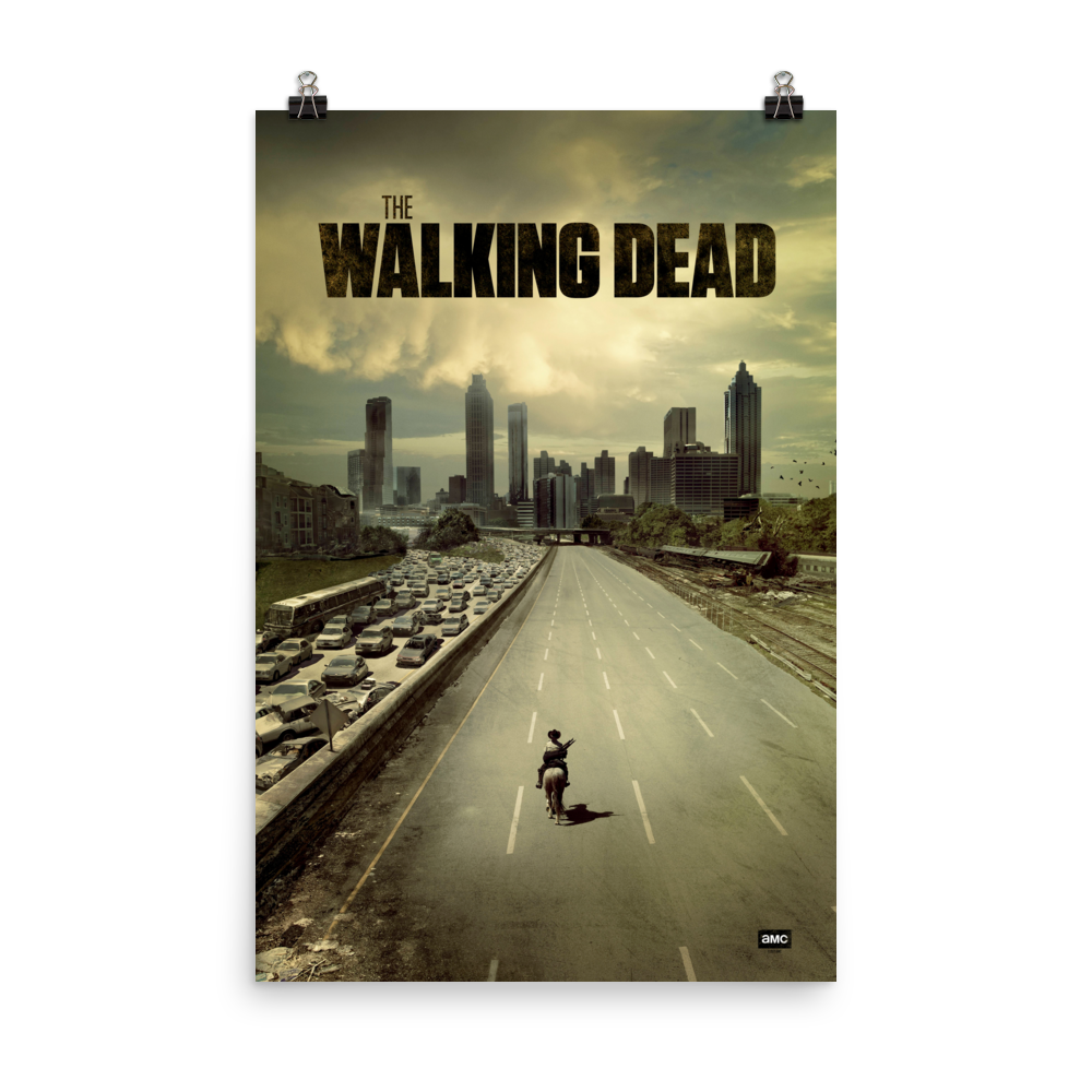 The Walking Dead Season 1 Key Art Premium Satin Poster – The Walking Dead  Shop